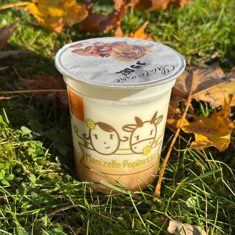 BRASSE SUR LIT DE CREME DE MARRON