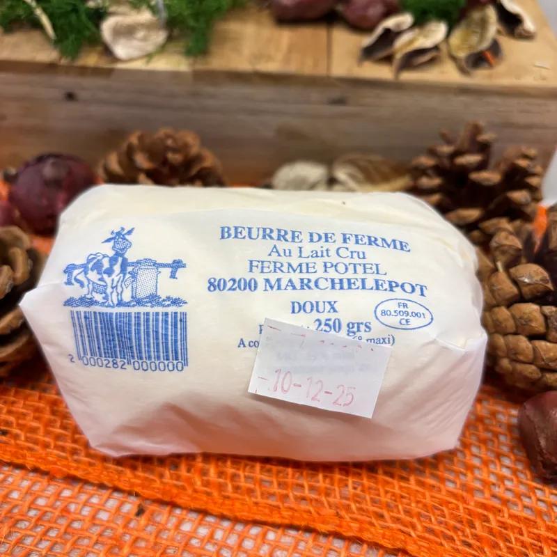 LE BEURRE DOUX AU LAIT CRU de l'EARL POTEL